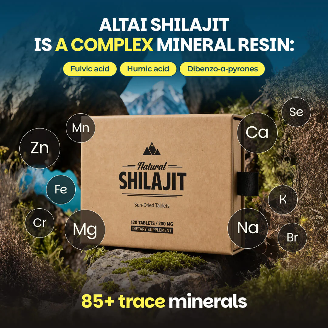 Natural Shilajit Sun-Dried Tablets (120 pcs) - Image 3