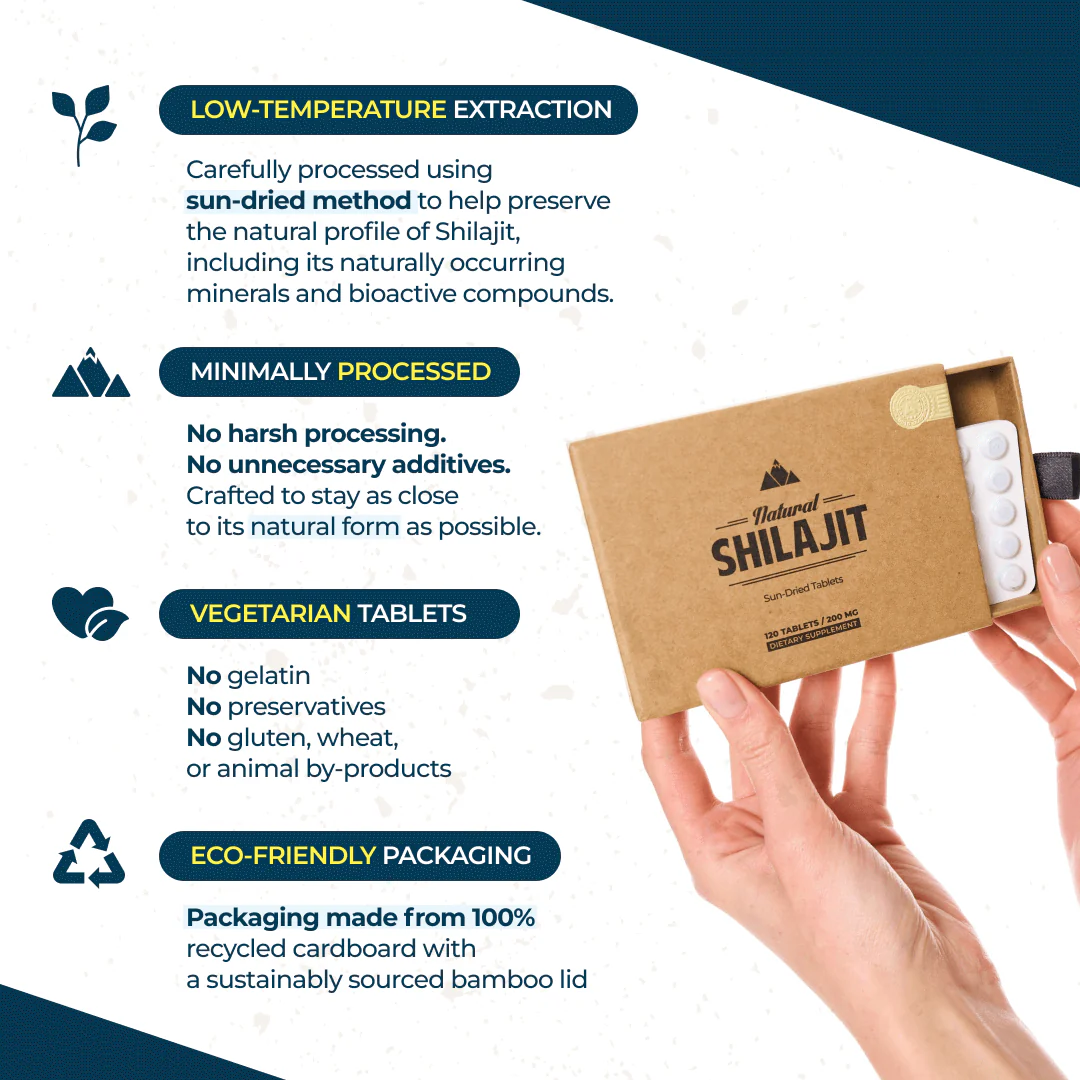 Natural Shilajit Sun-Dried Tablets (120 pcs) - Image 5