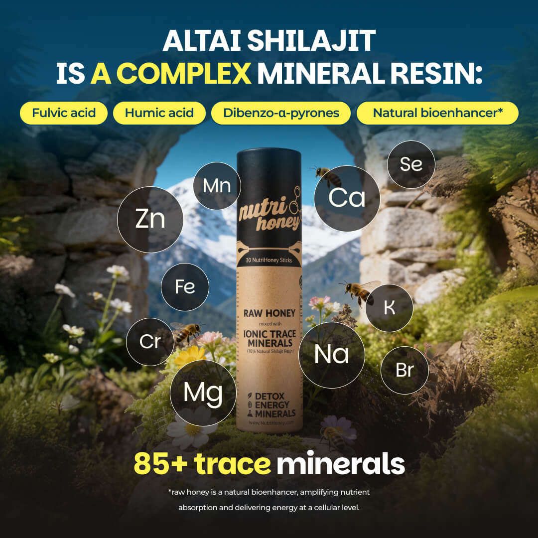 NutriHoney (30 Sticks) - Mix of Natural Shilajit Resin & Raw Honey - Image 3