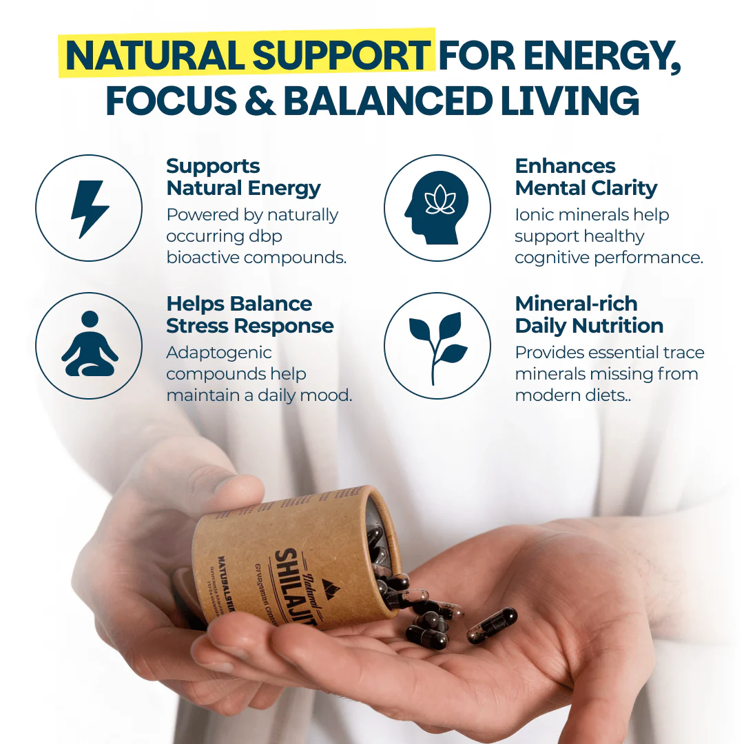 Natural Shilajit (60 Veg Tabs) - Image 6